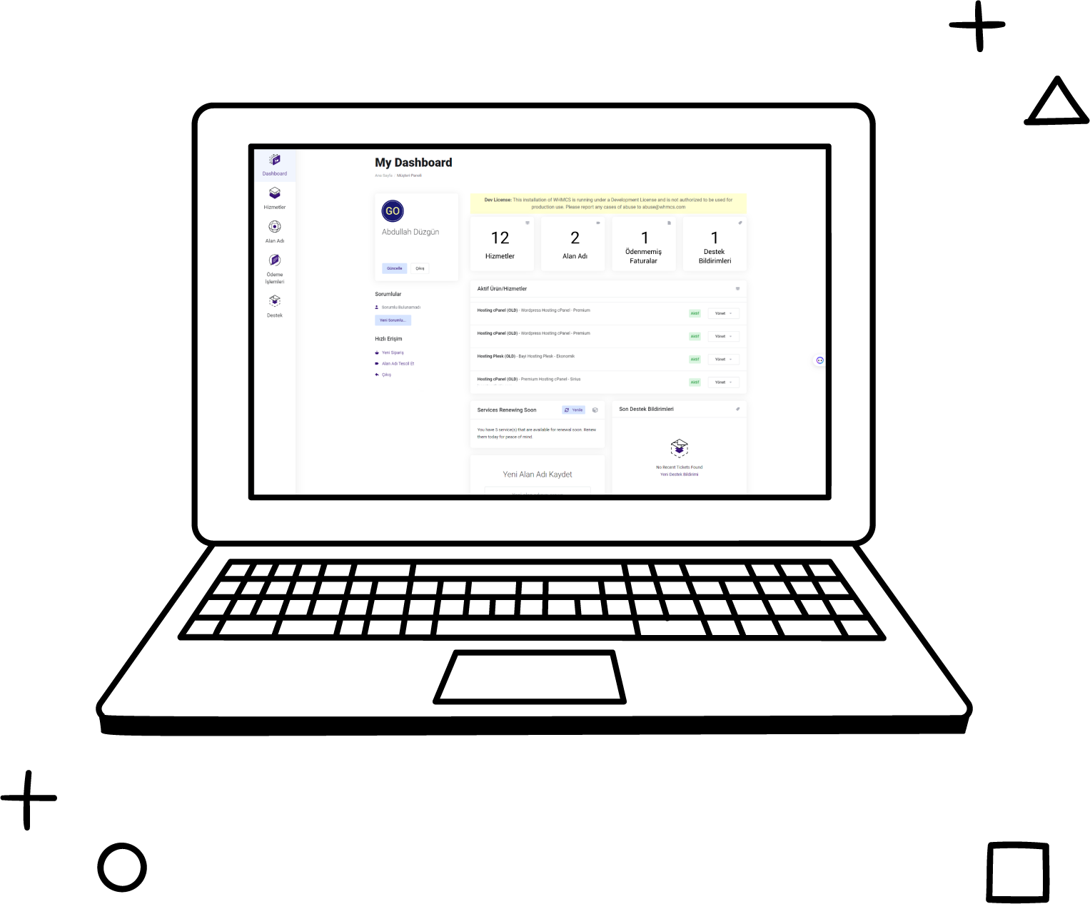 EclitGO VPS: Uygun Fiyatlı ve Güçlü Bulut Çözümleri - Kolay Yönetim Paneli ile Tüm Hizmetlerinizi Kontrol Edin